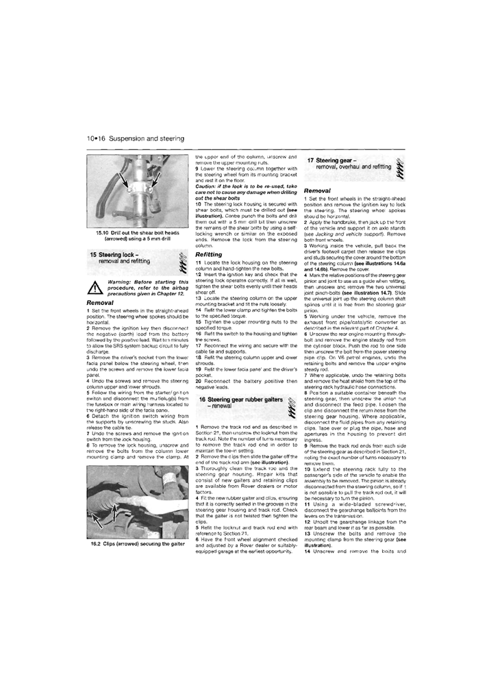 1999-2005 Rover 45 Service Manual