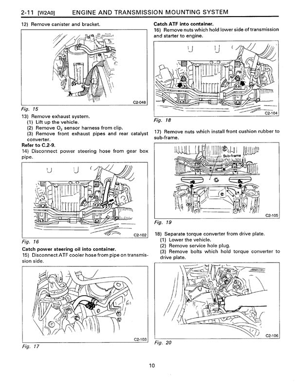 1992 to 1997 Subaru SVX Service Manual