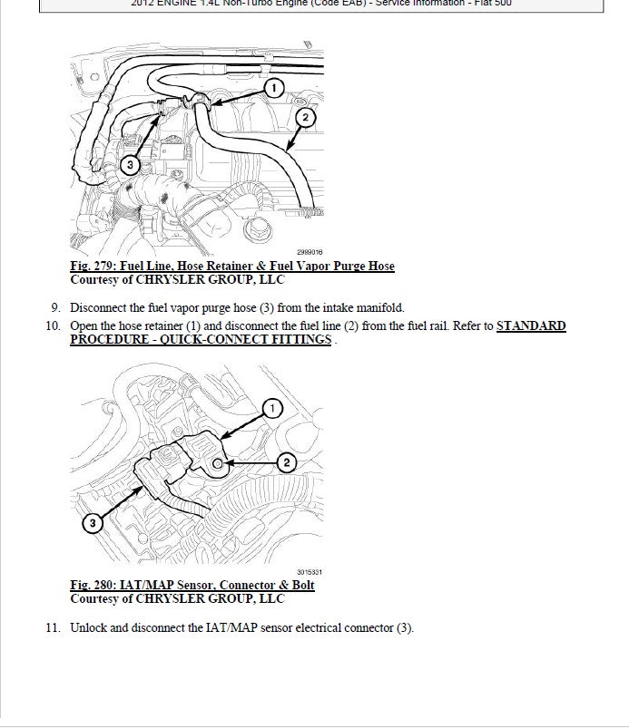 2007-2015 FIAT ABARTH 500 Service Manual