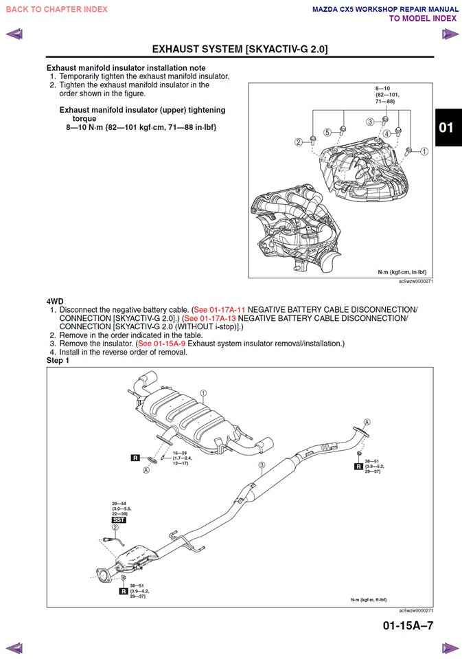 2012 to 2017 Mazda CX-5 CX5 Service Manual