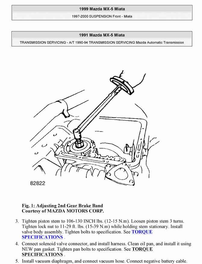 1989-1997 Eunos Roadster Service Manual