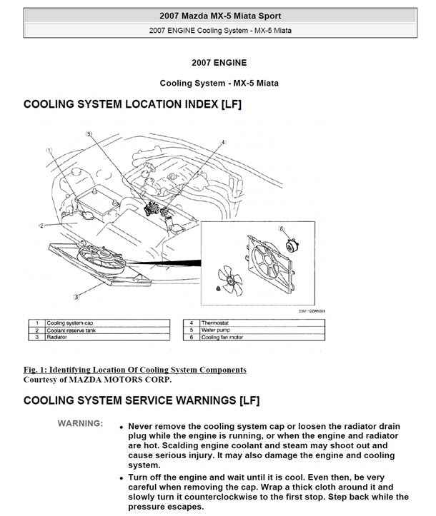2005-2015 Mazda MX5 MX-5 Miata NC Service Manual