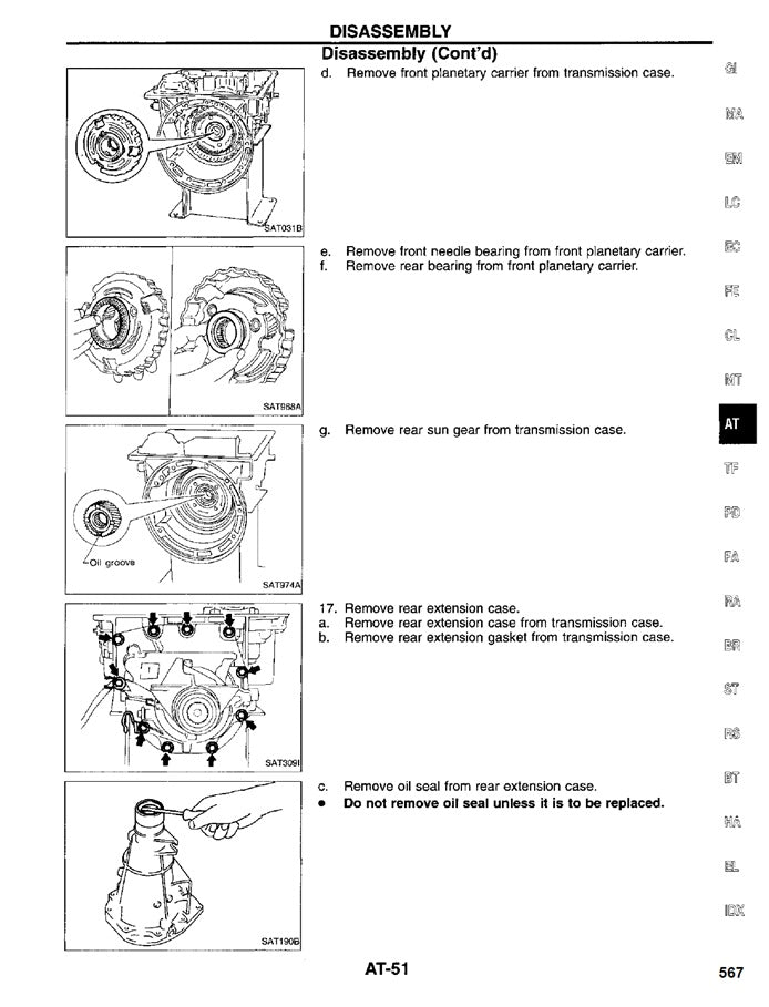 1985 to 1994 Nissan Pathfinder WD21 Service Manual