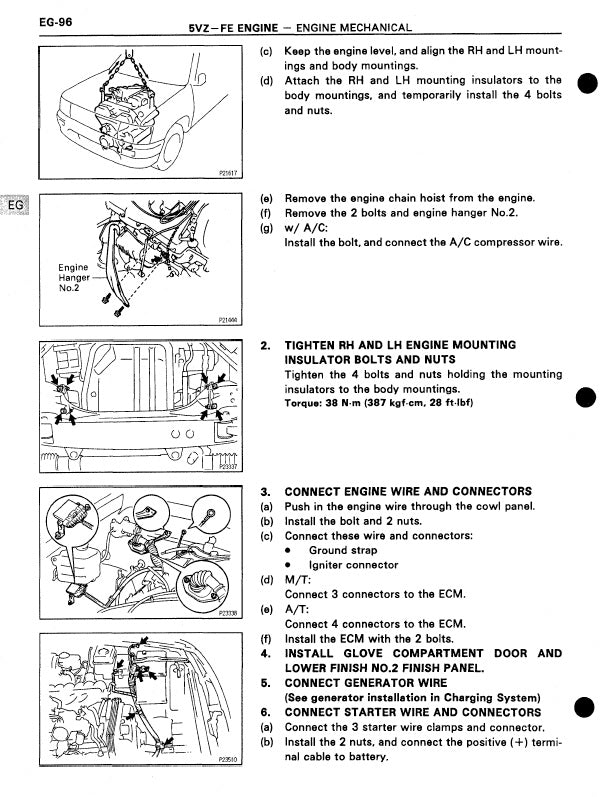1995-2004 Toyota Tacoma Truck Service Manual